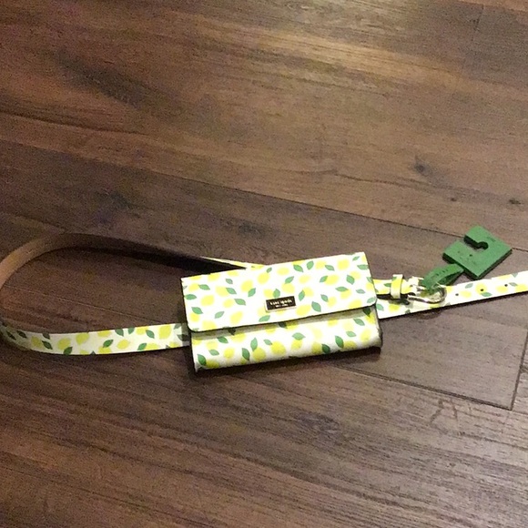 Kate Spade New York NWT genuine leather Lemon Belt Bag size L/XL. - Picture 3 of 10